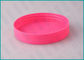 os tampões cor-de-rosa da parte superior do parafuso de 85mm/plástico rosquearam tampões plásticos para frascos cosméticos